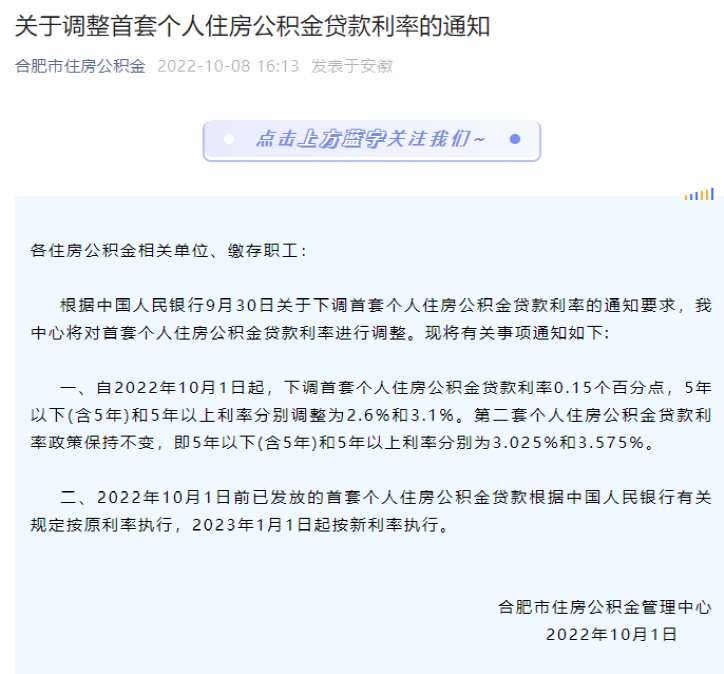 苏州银行公积金贷款 多地官宣:下调!多政策积极“稳地产”(图1) Image